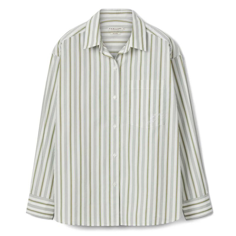 R.M. Williams Hopeland Poplin Stripe Shirt image number 2